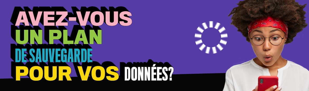 Avez-vous un plan de sauvegarde pour vos données?