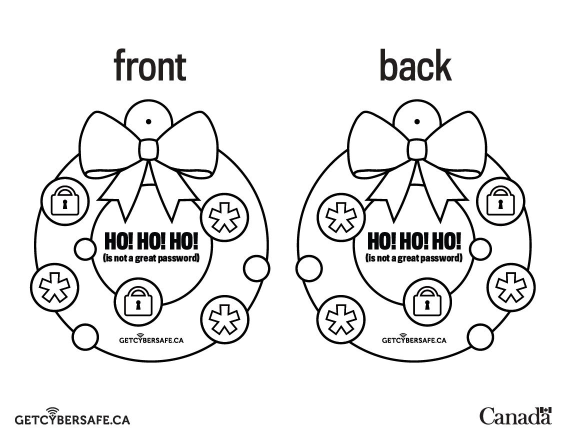 Get Cyber Safe holiday ornaments