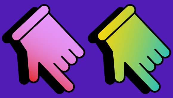 pointing hands