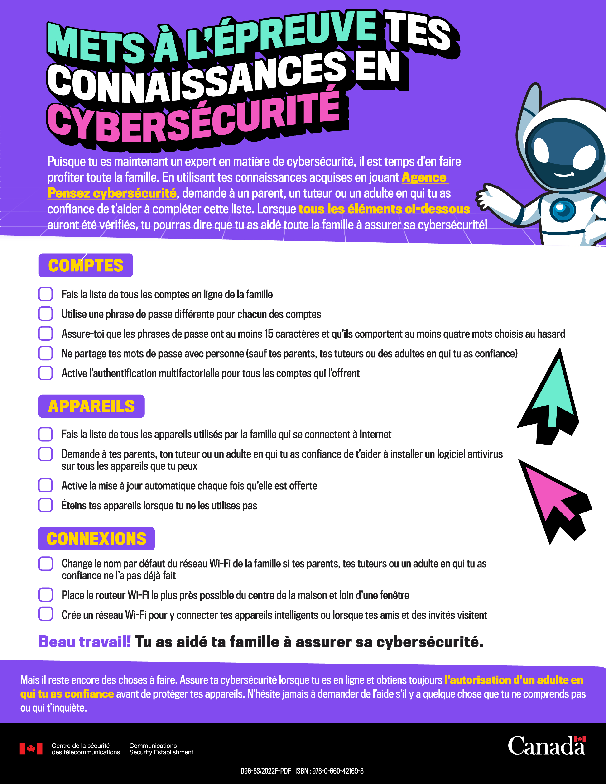 Mets à l'épreuve tes connaissances en cybersécurité - Description detaillée suit immédiatement